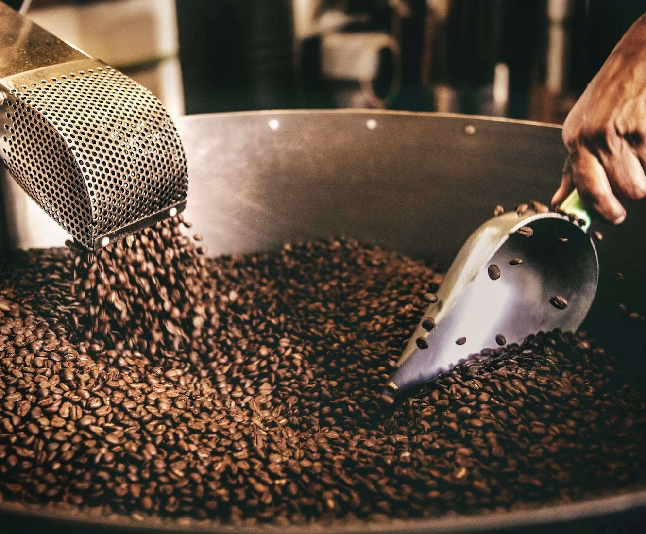 Founders sharing coffee