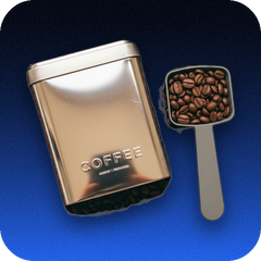 Coffee Storage Tin + Scoop